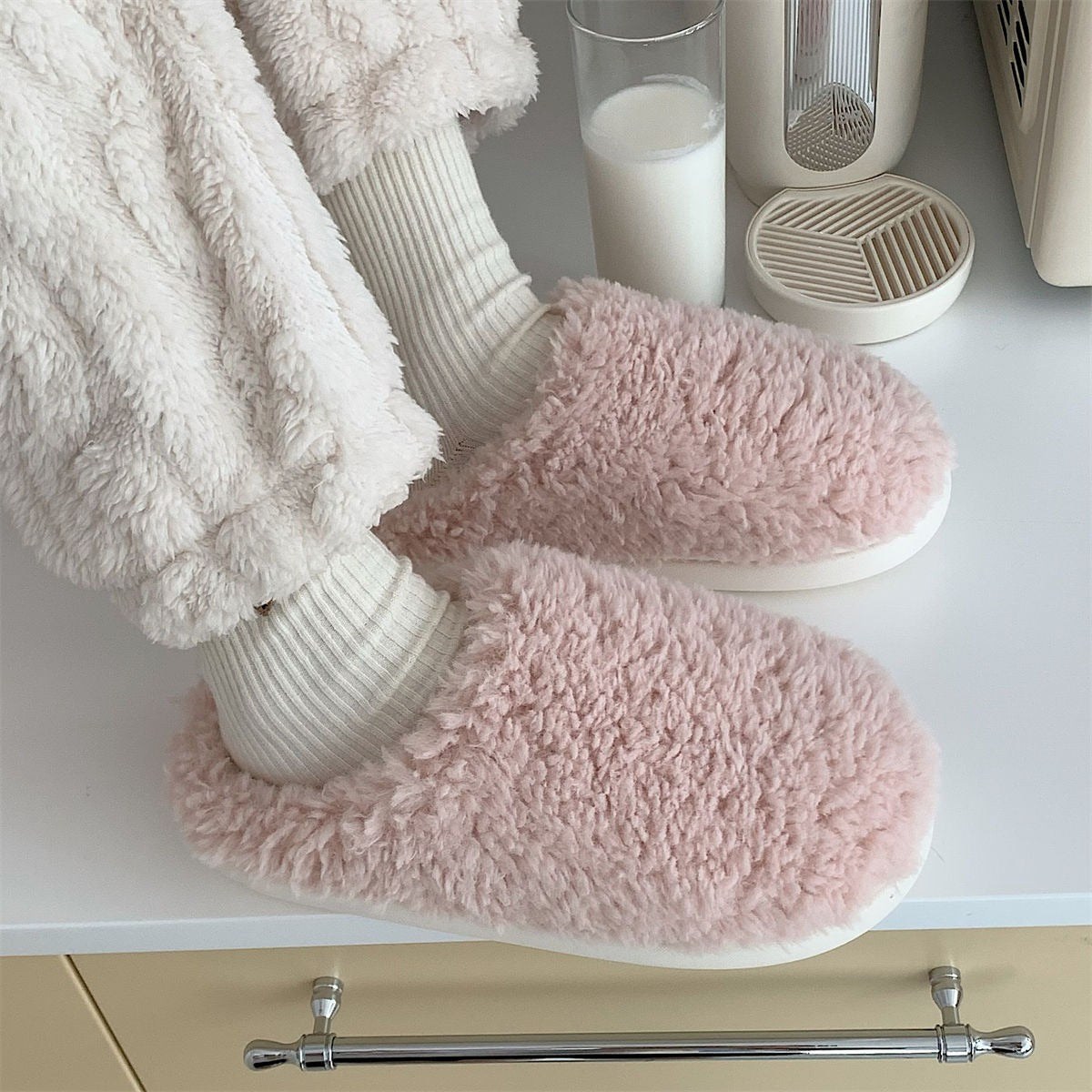 FrostStep Cozy Home Cotton Slipper