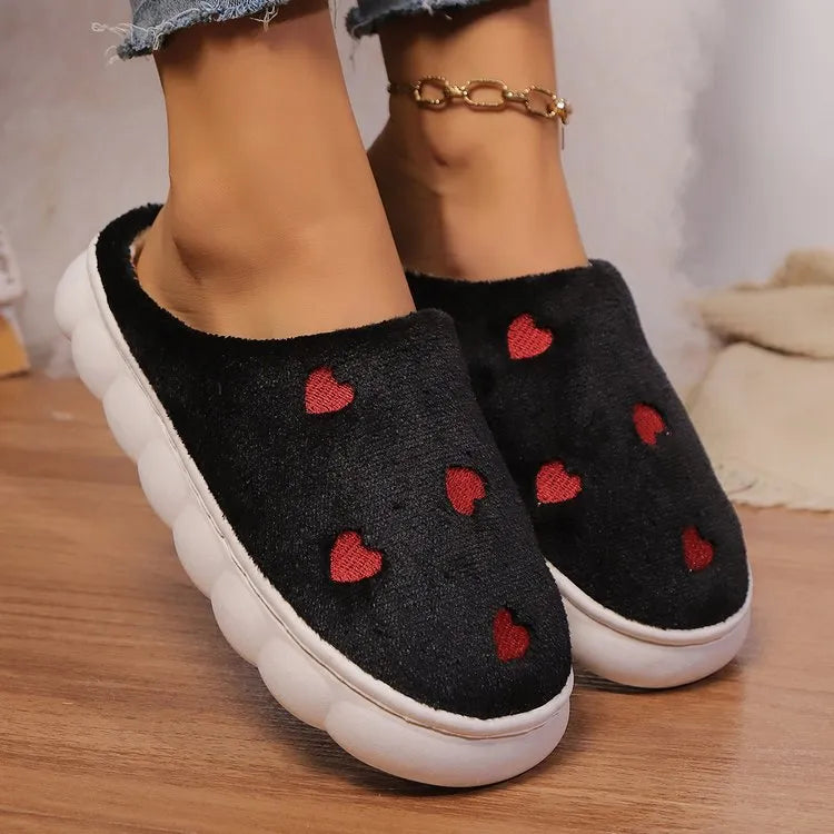 FrostStep heart cozy slipper – cozy winter footwear for women, view 5