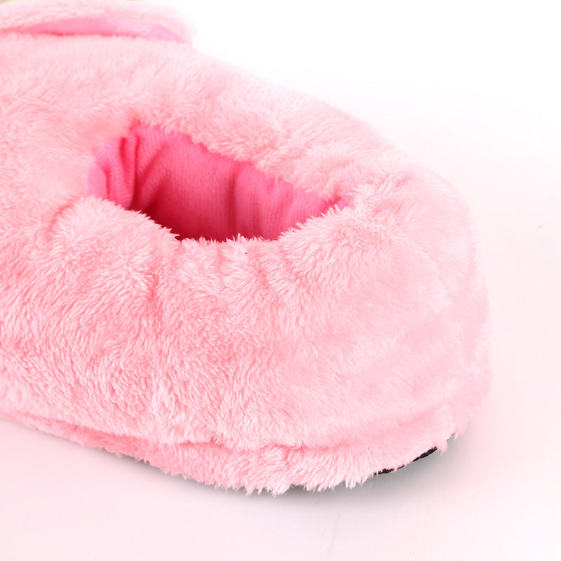 Flamingo slippers winter home daily necessities plush slippers