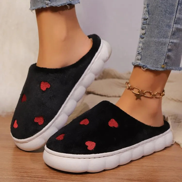 FrostStep heart cozy slipper – cozy winter footwear for women, view 4