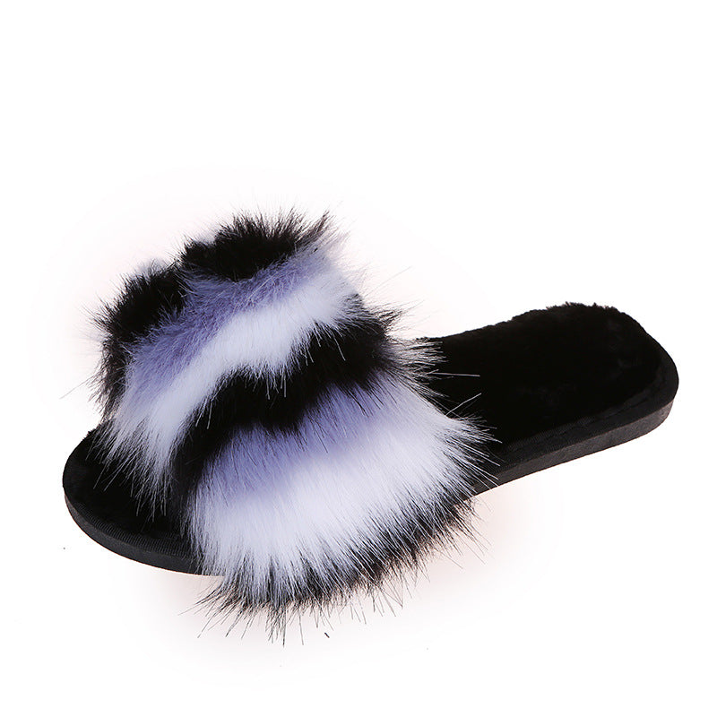 FrostStep outdoor plush slipper – cozy winter footwear for women, view 5