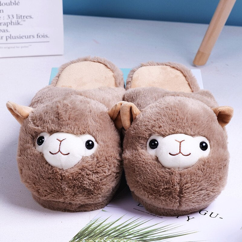 FrostStep Alpaca Fur Slipper