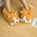 Cute shiba Inu warm plush slippers